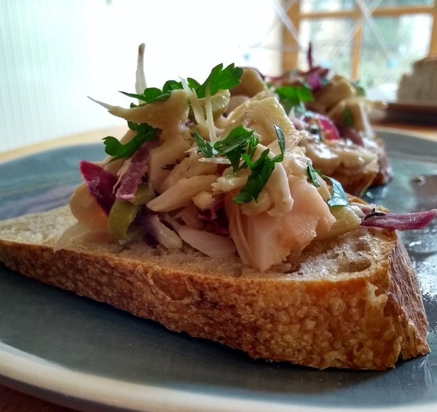 Vegan Tuna Mayonnaise More Jackfruit Yumminess! Le Cheval Blanc
